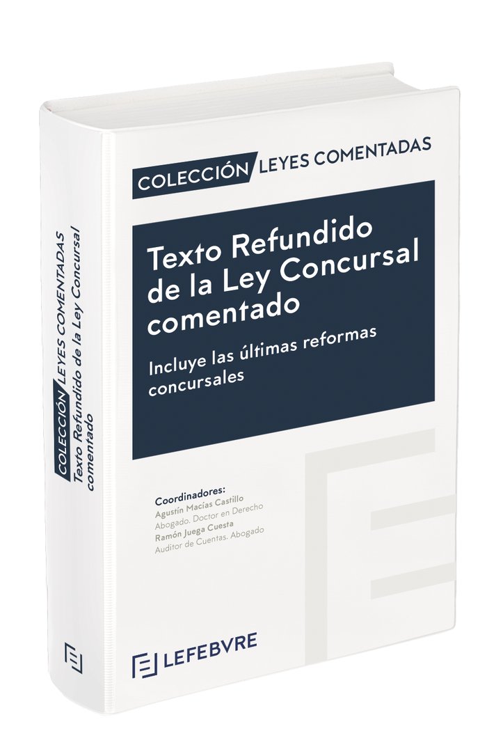 TEXTO REFUNDIDO DE LA LEY CONCURSAL COMENTADO | portada del libro