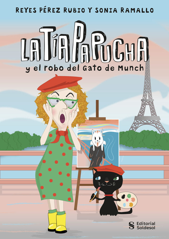 La Tía Papucha y robo del gato de Munch, de Pérez Rubio, Reyes | portada del libro
