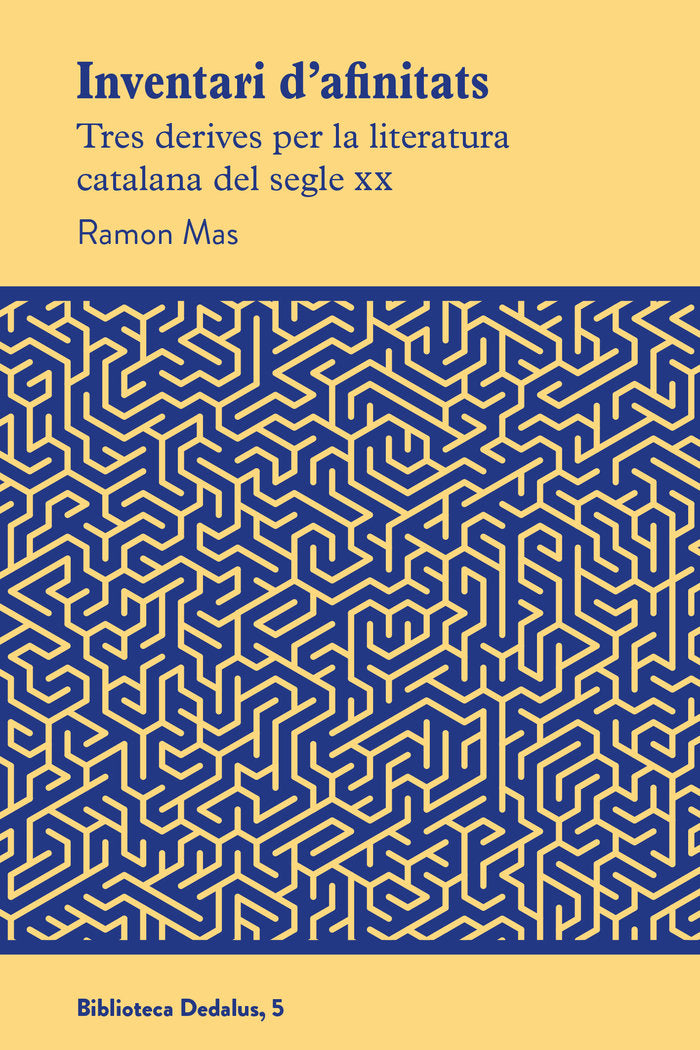 INVENTARI D'AFINITATS, de MAS, RAMON | portada del libro