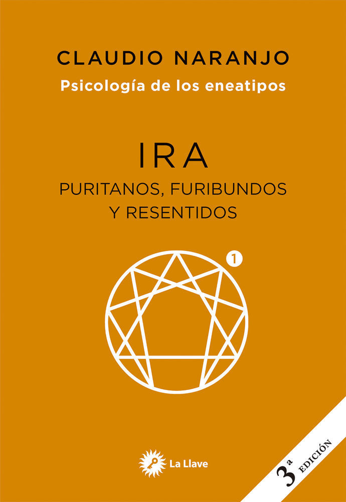 PSICOLOGIA DE LOS ENEATIPOS: IRA, de CLAUDIO NARANJO | portada del libro