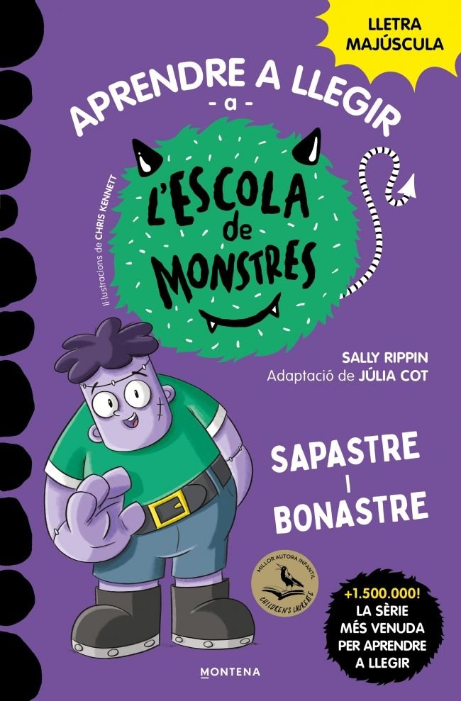 APRENDRE A LLEGIR A LESCOLA DE MONSTRES 9 SAPASTRE I BONAST, de RIPPIN,SALLY | portada del libro