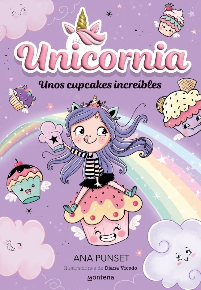 UNICORNIA 4 UNOS CUPCAKES INCREIBLES, de ANA PUNSET | portada del libro