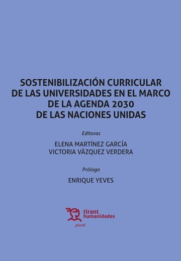 SOSTENIBILIZACION CURRICULAR DE LAS UNIVERSIDADES | portada del libro