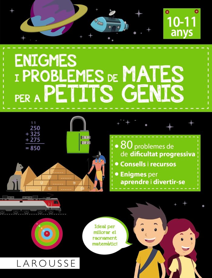 ENIGMES I PROBLEMES DE MATES PER A PETITS GENIS (10-11 ANYS), de AURIOL, SYLVAINE | portada del libro