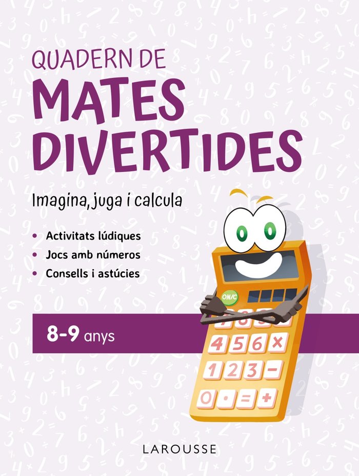 Quadern de mates divertides 8-9 anys, de CIUDAD REAL, GINES | portada del libro