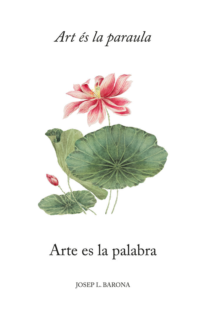 ART ES LA PARAULA ARTE ES LA PALABRA, de JOSEP LLUIS | portada del libro