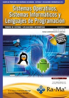 OPOSICIONES CUERPO DE PROFESORES DE ENSEÑANZA SECUNDARIA. SISTEMAS Y APLICACIONE, de EVA MARIA CAMPOS MONGE | portada del lib