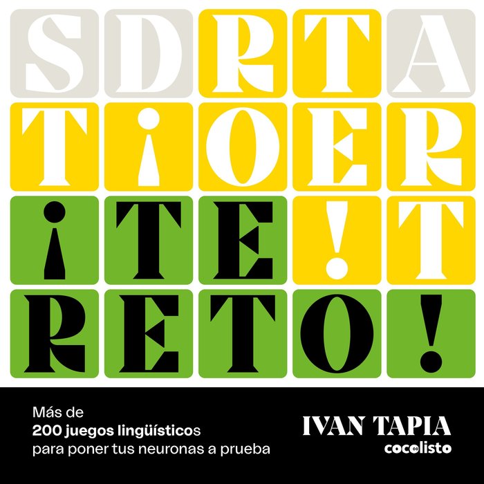 TE RETO PALABRAS, de IVAN TAPIA | portada del libro