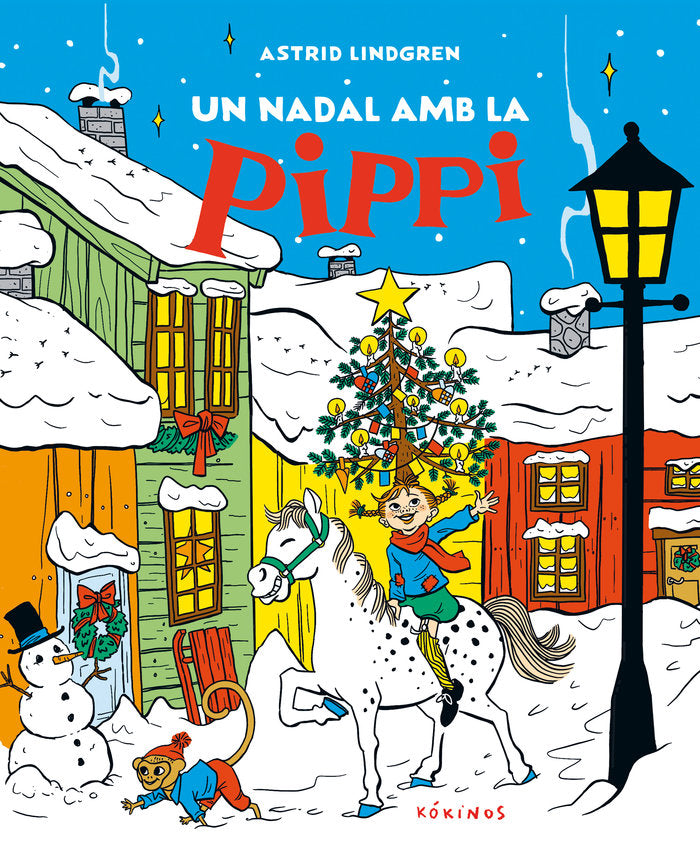 Un Nadal amb Pippi, de LINDGREN, ASTRID | portada del libro