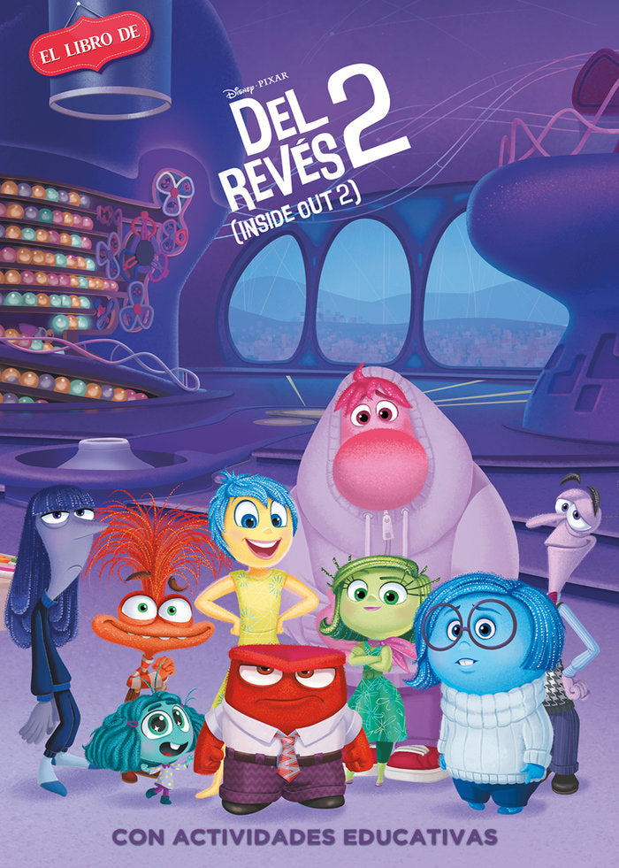 INSIDE OUT 2 DISNEY EL LIBRO DE LA PELICULA, de DISNEY | portada del libro