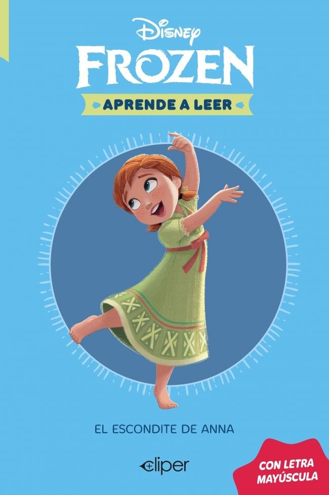 DISNEY. APRENDE A LEER CON LETRA MAYUSCULA - ANNA. JUGUEMOS AL ESCONDITE, de DISNEY | portada del libro