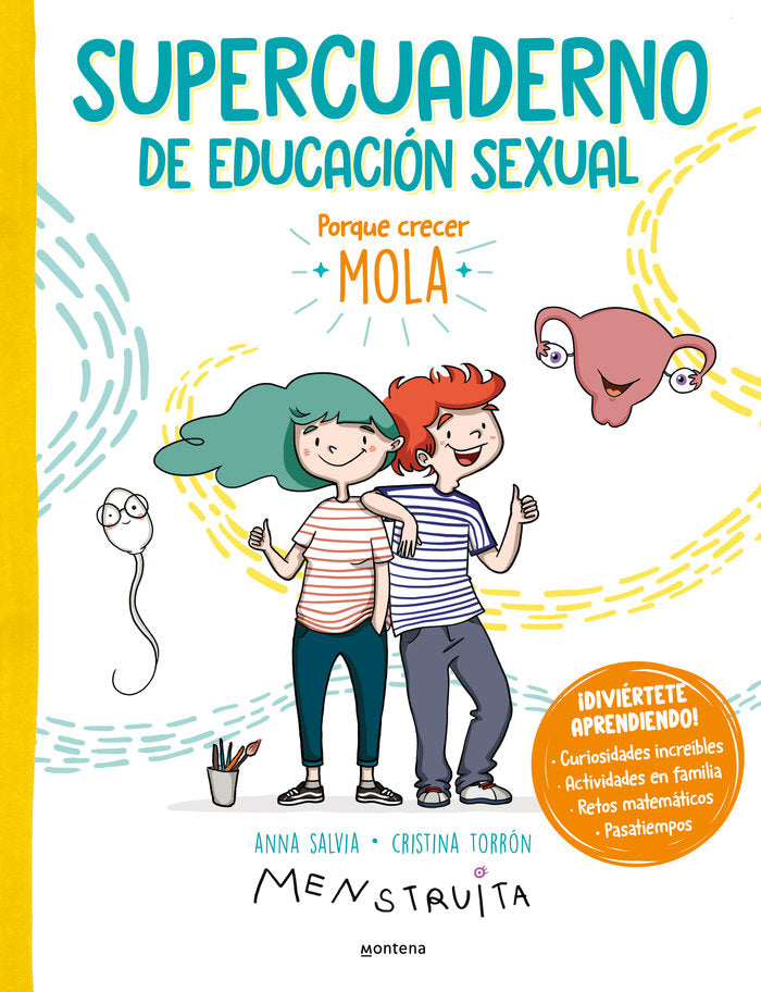 SUPERCUADERNO DE EDUCACION SEXUAL, de CRISTINA TORRON MENSTRUITA | portada del libro
