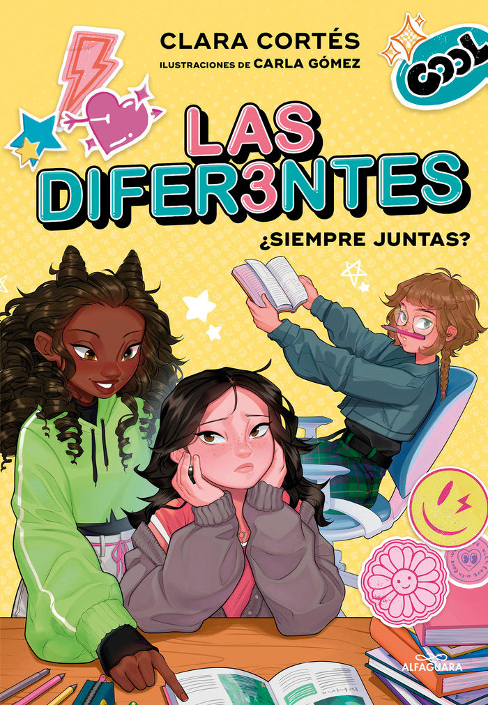 LAS DIFERENTES 2 SIEMPRE JUNTAS, de CLARA CORTES | portada del libro
