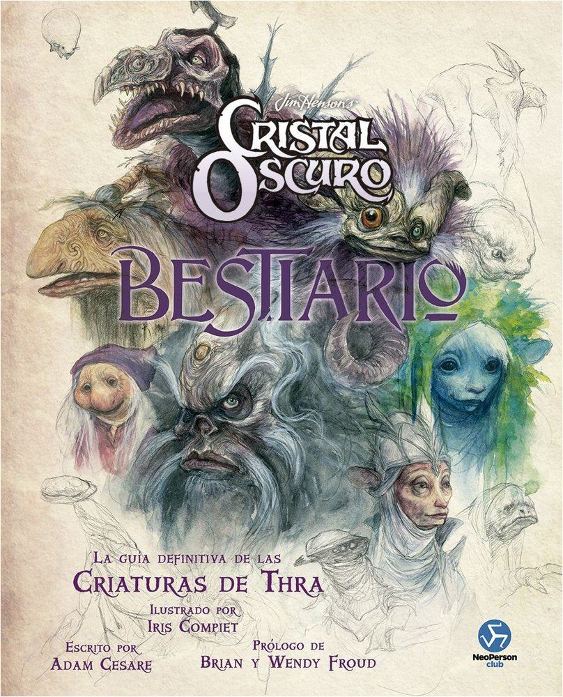 CRISTAL OSCURO BESTIARIO, de CESARE, ADAM | portada del libro