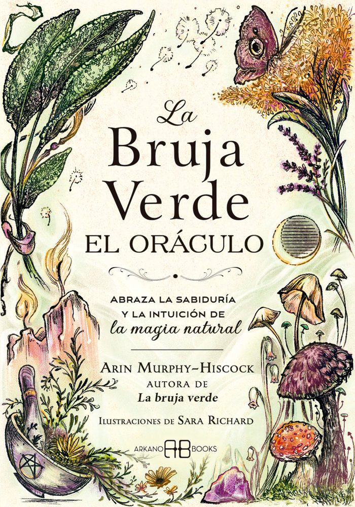LA BRUJA VERDE EL ORACULO, de ARIN MURPHY-HISCOCK | portada del libro