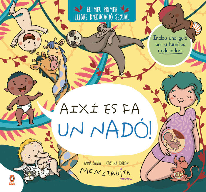 AIXI ES FA UN BEBE, de CRISTINA TORRON MENSTRUITA | portada del libro