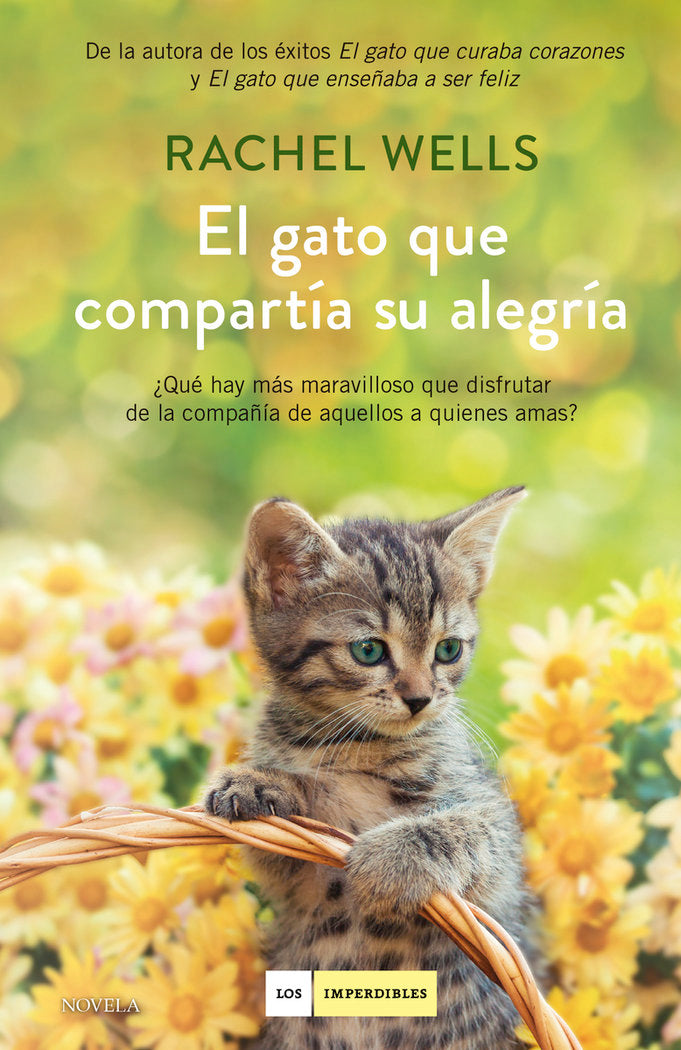 EL GATO QUE COMPARTIA SU ALEGRIA, de WELLS, RACHEL | portada del libro