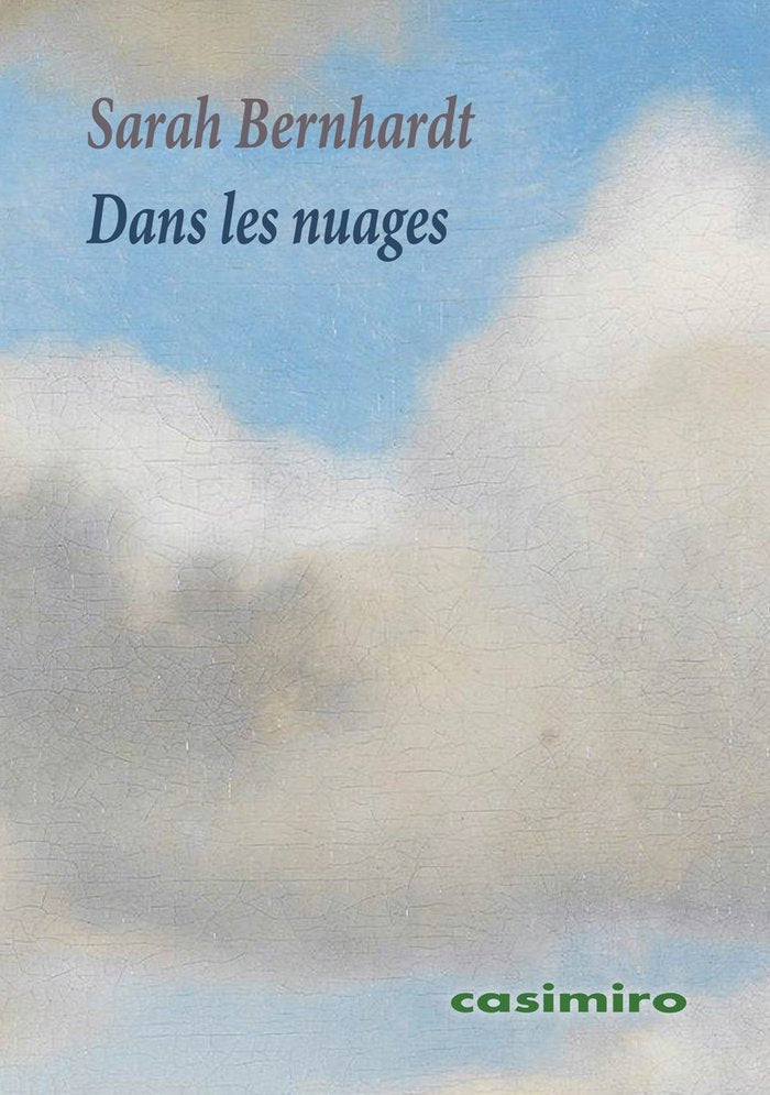 DANS LES NUAGES, de BERNHARDT, SARAH | portada del libro