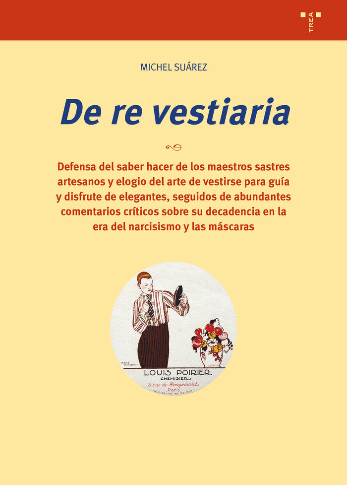 «DE RE VESTIARIA», de Suárez, Michel | portada del libro