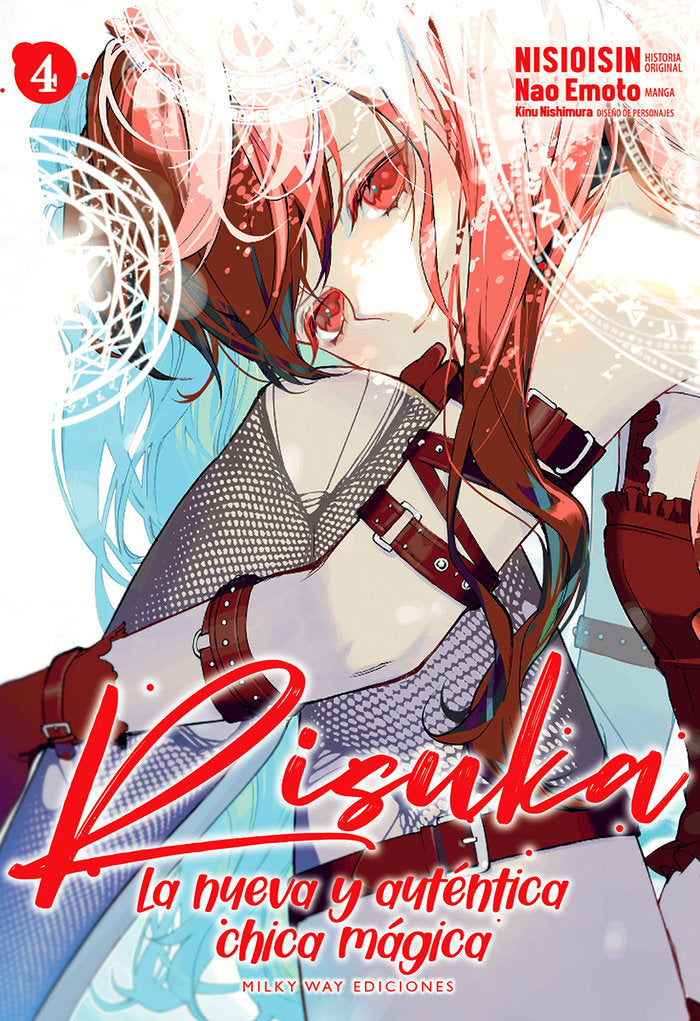 RISUKA, LA NUEVA Y AUTÉNTICA CHICA MÁGICA 4, de -, NISIOISIN | portada del libro