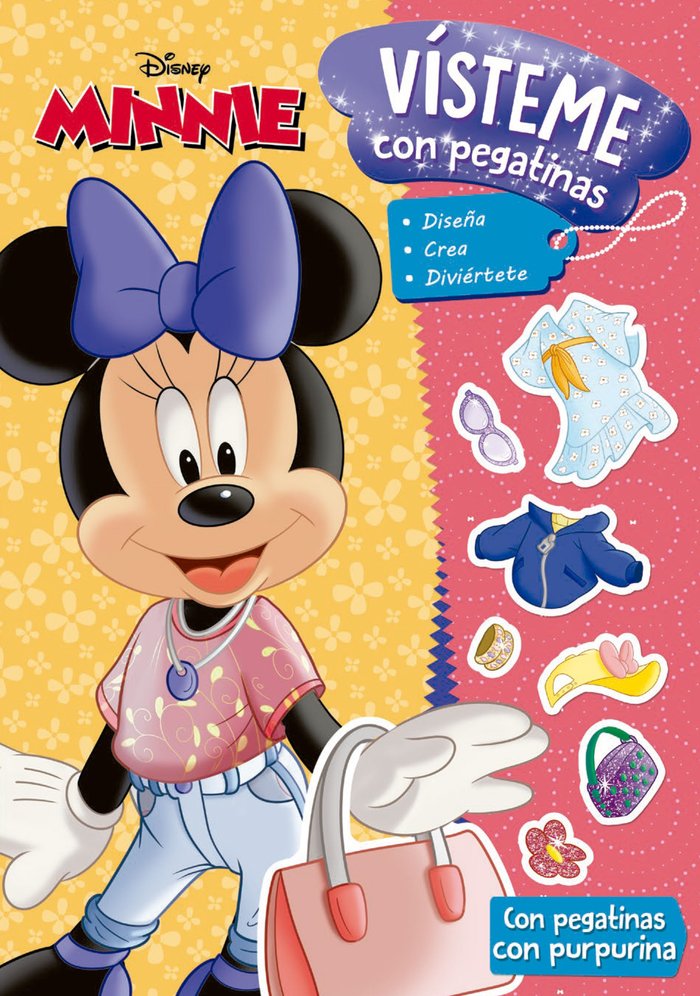 MINNIE. VISTEME CON PEGATINAS 2, de DISNEY | portada del libro