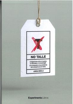 NO TALLE, de BONILLA, LORENA | portada del libro
