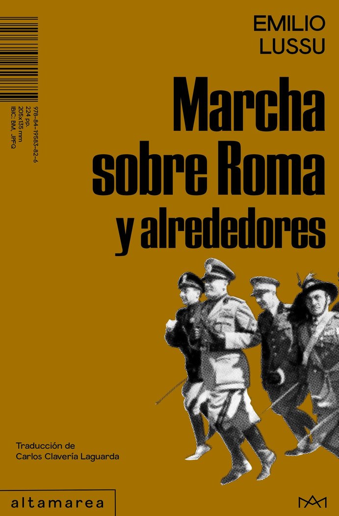 MARCHA SOBRE ROMA Y ALREDEDORES, de LUSSU, EMILIO | portada del libro