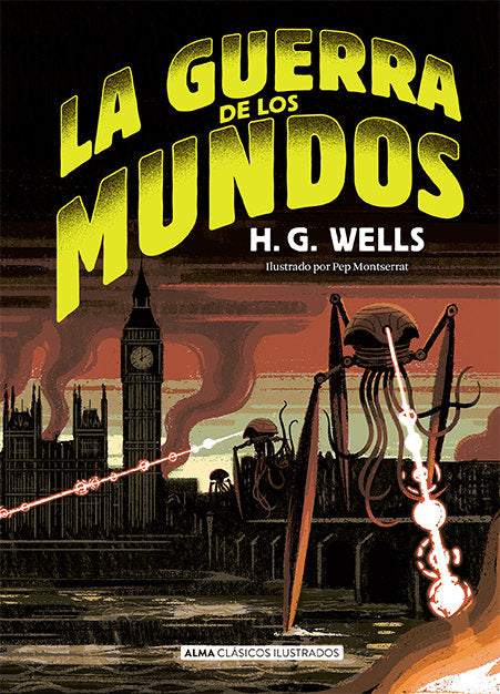La guerra de los mundos, de WELLS, H.G. | portada del libro