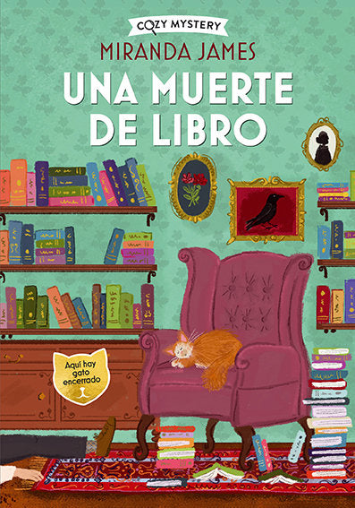 UNA MUERTE DE LIBRO COZY MYSTERY, de JAMES, MIRANDA | portada del libro