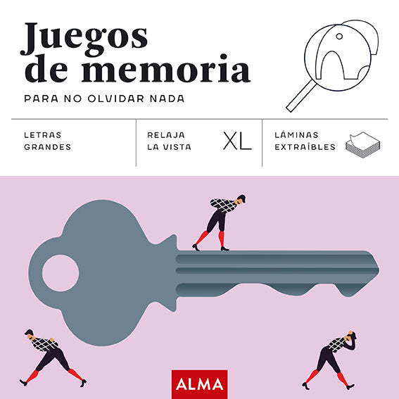 Juegos de memoria para no olvidar nada (XL), de CASASIN, ALBERT | portada del libro