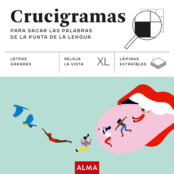 Crucigramas para sacar las palabras de la punta de la lengua (XL), de SESE, MIQUEL | portada del libro