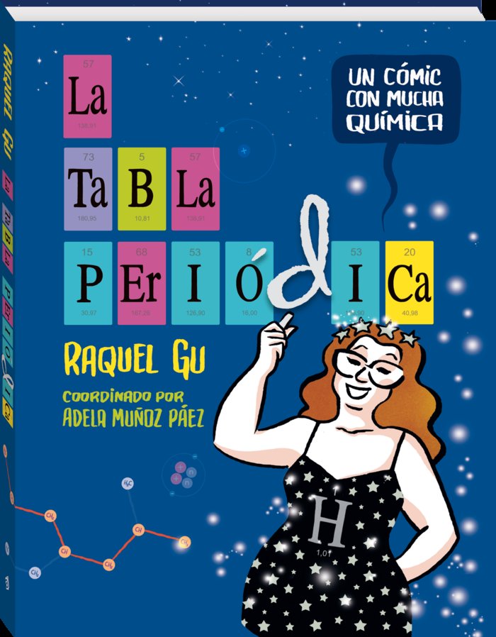 TABLA PERIODICA, LA, de RAQUEL GU (ILUSTR.) | portada del libro