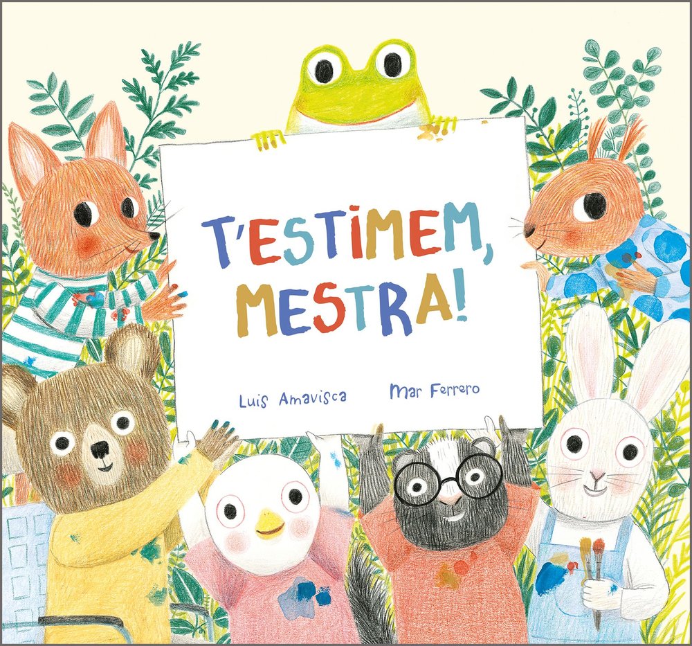 T'estimem, mestra!, de AMAVISCA | portada del libro