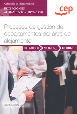 MANUAL PROCESOS DE GESTION DE DEPARTAMENTOS DEL AREA DE ALO, de JUDITH ABELEIRA CARRASCO | portada del libro