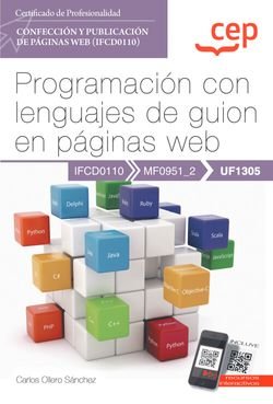 MANUAL PROGRAMACION CON LENGUAJES DE GUION EN PAGINAS WEB (, de CARLOS OLLERO SANCHEZ | portada del libro