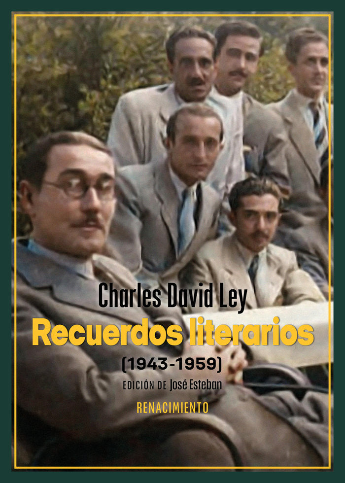 RECUERDOS LITERARIOS (1943-1959), de CHARLES DAVID , LEY | portada del libro
