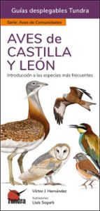 AVES DE CASTILLA Y LEON - GUIAS DESPLEGABLES TUNDRA, de Víctor J. Hernández | portada del libro
