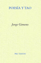 POESÍA Y TAO, de Jorge Gimeno | portada del libro