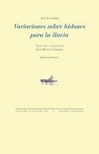 VARIACIONES SOBRE BIDONES PARA LA LLUVIA, de JAN WAGNER | portada del libro