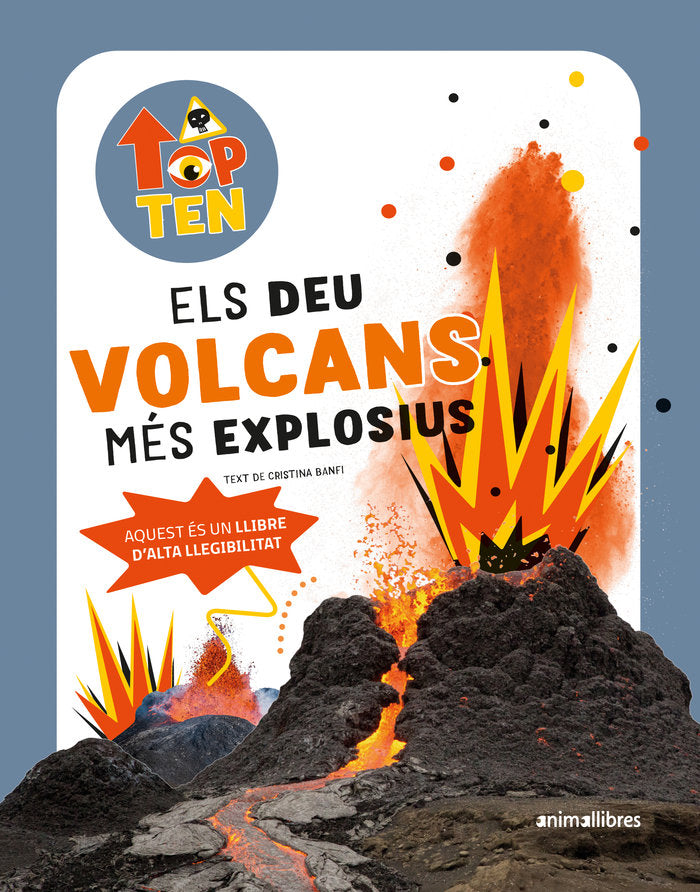 ELS DEU VOLCANS MES EXPLOSIUS, de CRISTINA BANFI | portada del libro