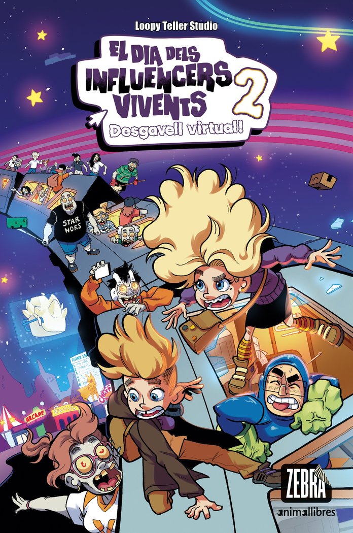 EL DIA DELS INFLUENCERS VIVENTS 2 DESGAVELL VIRTUAL, de LOOPY TELLER STUDIO | portada del libro