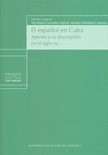 EL ESPAÑOL EN CUBA | portada del libro
