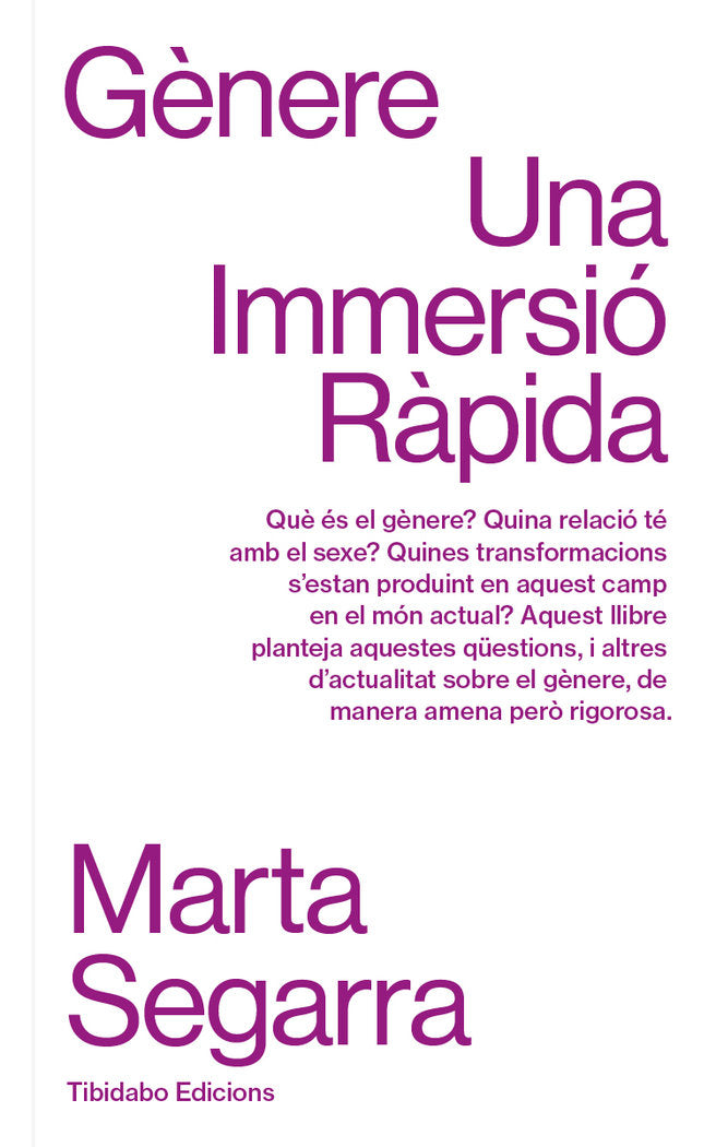 GENERE, de SEGARRA | portada del libro