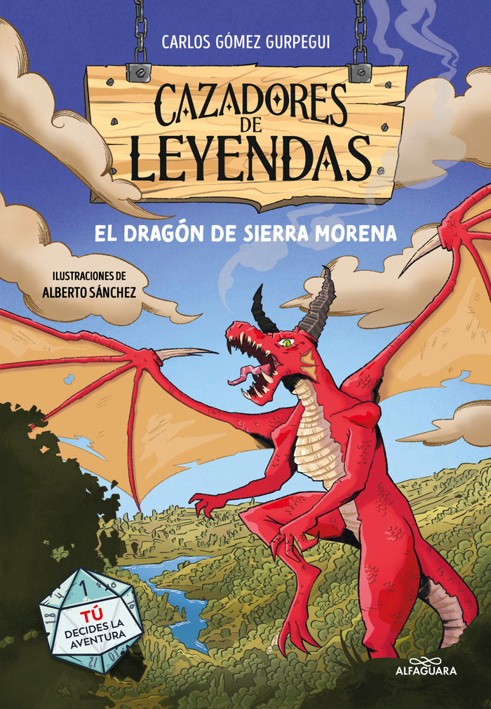 CAZADORES DE LEYENDAS: EL DRAGON DE SIER, de CARLOS GOMEZ GURPEGUI | portada del libro