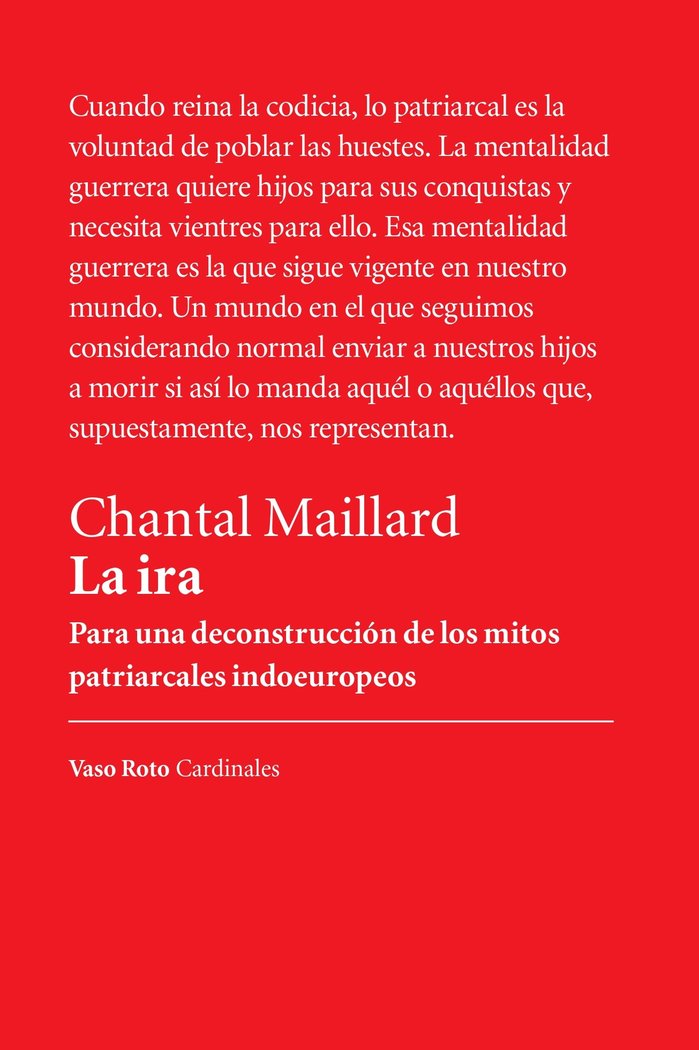 IRA,LA, de MAILLARD,CHANTAL | portada del libro