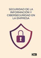 Seguridad de la Información y Ciberseguridad en la Empresa, de Mª DOLORES PEREZ RODRIGUEZ | portada del libro