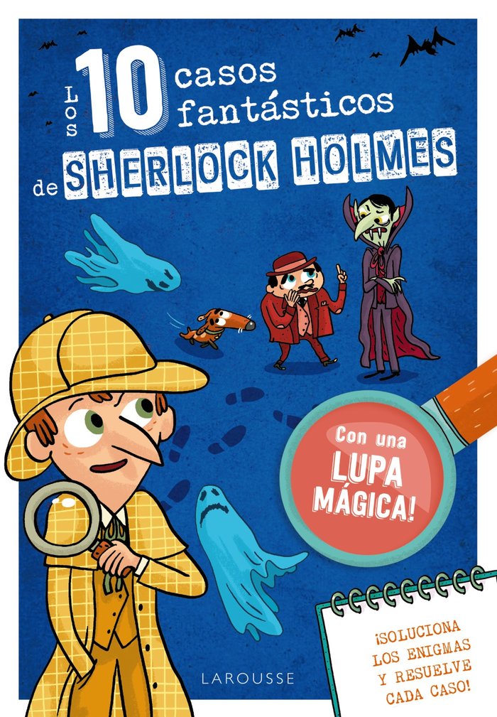 LOS DIEZ CASOS FANTASTICOS DE SHERLOCK HOLMES, de LEBRUN, SANDRA | portada del libro