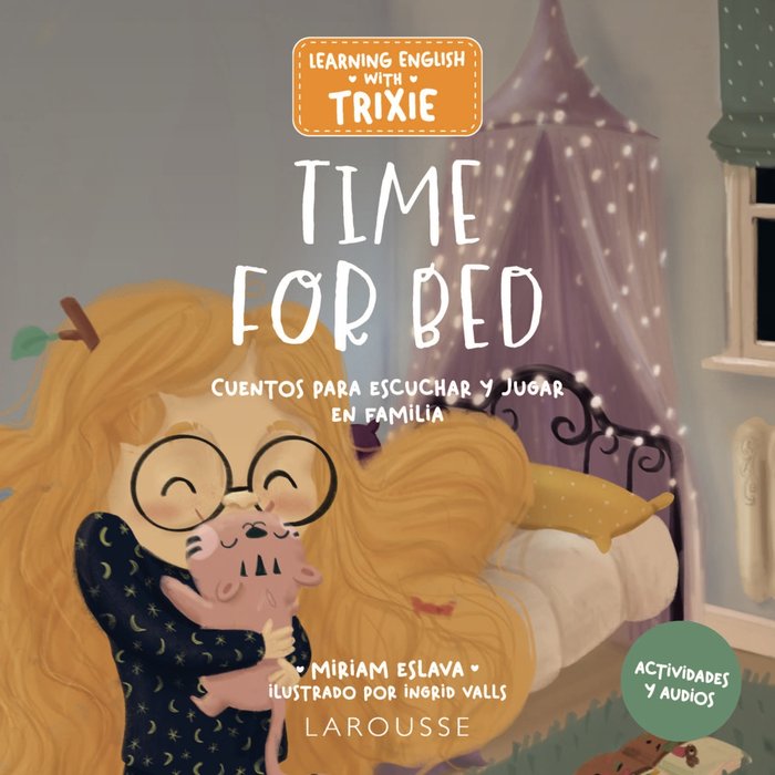 Learning English with Trixie. Time for Bed, de ESLAVA, MIRIAM | portada del libro