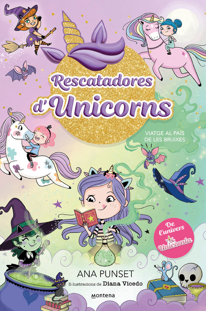 RESCATADORES DUNICORNS 3 VIATGE AL PAIS DE LES BRUIXES, de ANA PUNSET | portada del libro