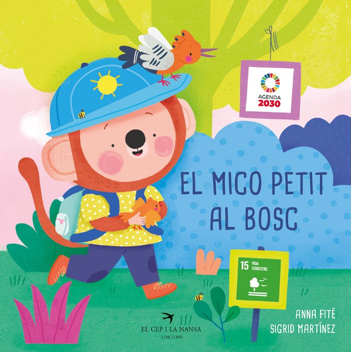 El mico petit al bosc, de Anna Fite | portada del libro
